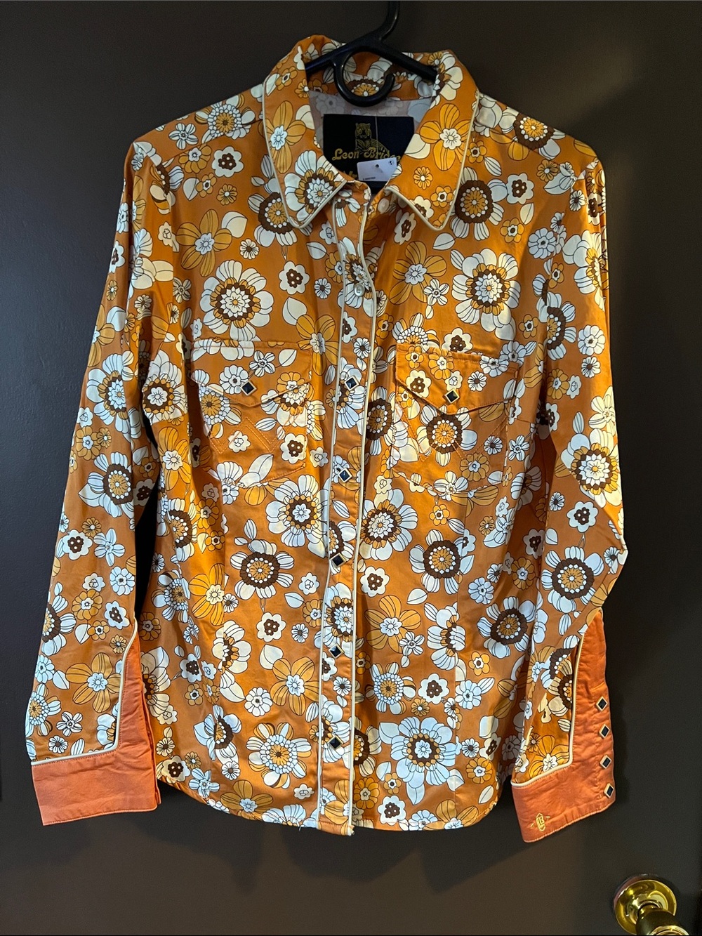 Wrangler X Leon Bridges retro Western
Button-Down Shirt women’s M